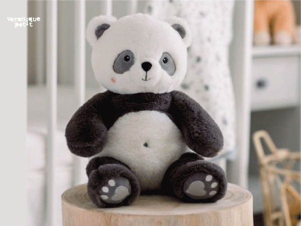 Dessin textile : panda by Véronique Petit