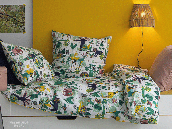 Dessin textile : jungle by Véronique Petit